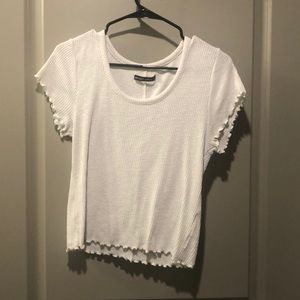 Abercrombie and Fitch short sleeve ribbed shirt